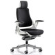 Zure Black Fabric Ergonomic Office Chair